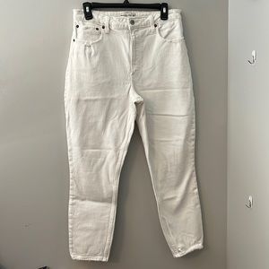 Curve love Abercrombie white skinny jeans